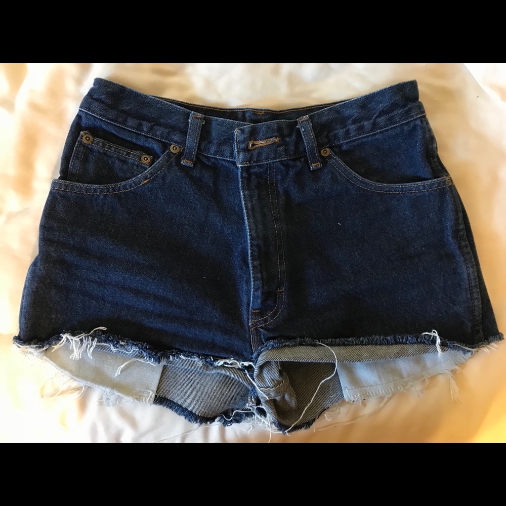 Denim shorts